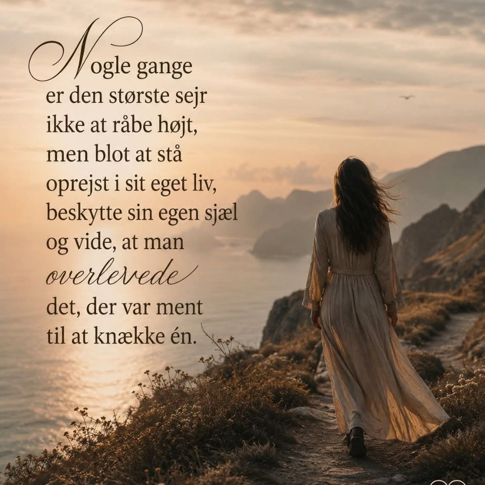 Alene - (måske ensom)